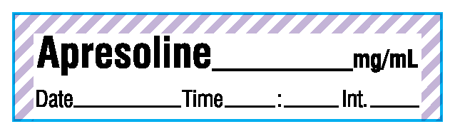 SA-2918-DTI-PK Anesthesia Drug Labels for Syringe Identification - Pack Form