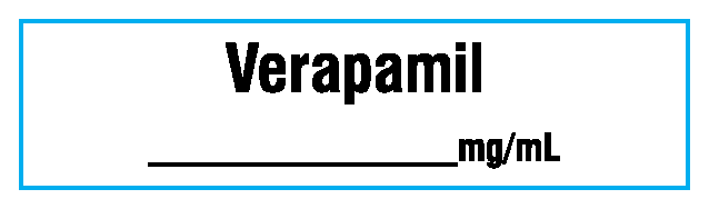 SA-3263-PK Anesthesia Drug Labels for Syringe Identification - Pack Form