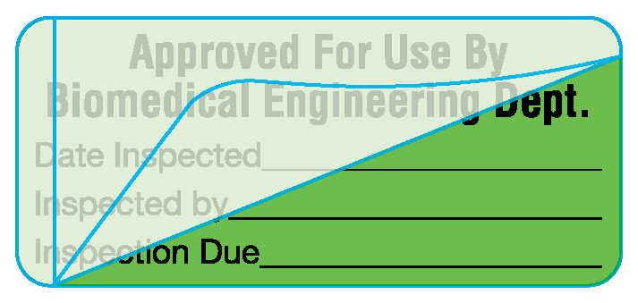 ME-19-WO-3 Biomedical Engineering Equipment Labels