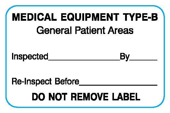 ME-2-1 Biomedical Engineering Equipment Labels