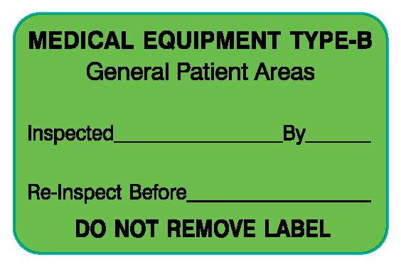 ME-2-3 Biomedical Engineering Equipment Labels