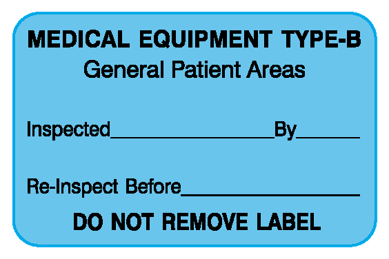 ME-2-6 Biomedical Engineering Equipment Labels