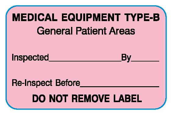 ME-2-7 Biomedical Engineering Equipment Labels
