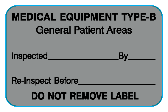 ME-2-SM Biomedical Engineering Equipment Labels