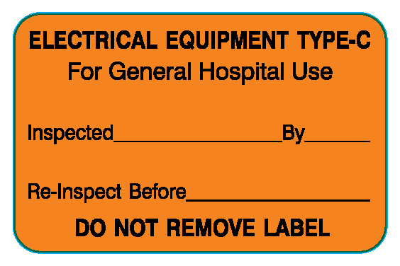 ME-3-5 Biomedical Engineering Equipment Labels
