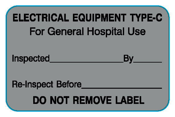 ME-3-SM Biomedical Engineering Equipment Labels