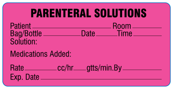 SMA-25 Medication Added Identification Labels