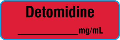 SAV-1002-PRE Anesthesia Drug Labels for Veterinary Syringe Identification - Precut Form