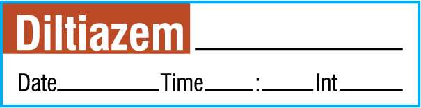 SAV-9130-DTI-PK Anesthesia Drug Labels for Veterinary Syringe Identification - Pack Form