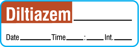 SAV-9130-DTI-PRE Anesthesia Drug Labels for Veterinary Syringe Identification - Precut Form