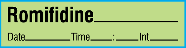 SAV-926-DTI-PK Anesthesia Drug Labels for Syringe Identification - Pack Form