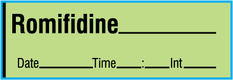 SAV-926-DTI Anesthesia Drug Labels for Syringe Identification - Tape Form