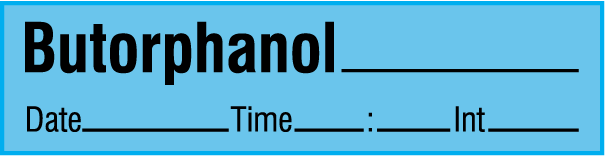 SAV-943-DTI-PK Anesthesia Drug Labels for Syringe Identification - Pack Form