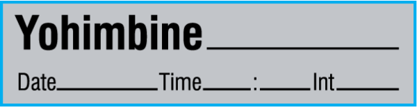 SAV-9430-DTI-PK Anesthesia Drug Labels for Syringe Identification - Pack Form