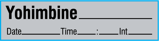 SAV-9430-DTI-PK Anesthesia Drug Labels for Syringe Identification - Pack Form