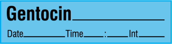 SAV-947-DTI-PK Anesthesia Drug Labels for Syringe Identification - Pack Form