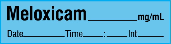 SAV-948-DTI-PK Anesthesia Drug Labels for Syringe Identification - Pack Form
