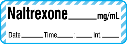 SAV-950-DTI-PRE Anesthesia Drug Labels for Veterinary Syringe Identification - Precut Form