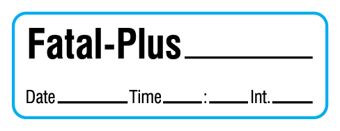 SAV-9501-DTI-PRE Anesthesia Drug Labels for Syringe Identification - Precut Form