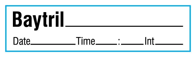 SAV-954-DTI-PK Anesthesia Drug Labels for Syringe Identification - Pack Form