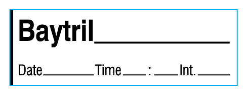 SAV-954-DTI Anesthesia Drug Labels for Syringe Identification - Tape Form