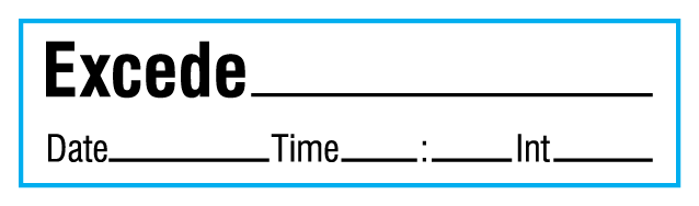 SAV-961-DTI-PK Anesthesia Drug Labels for Syringe Identification - Pack Form