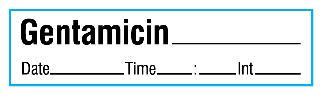 SAV-964-DTI-PK Anesthesia Drug Labels for Syringe Identification - Pack Form