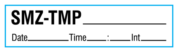 SAV-974-DTI-PK Anesthesia Drug Labels for Syringe Identification - Pack Form