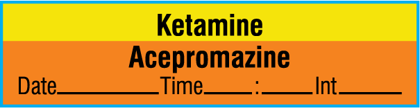 SAV-994-DTI-PK Anesthesia Drug Labels for Syringe Identification - Pack Form