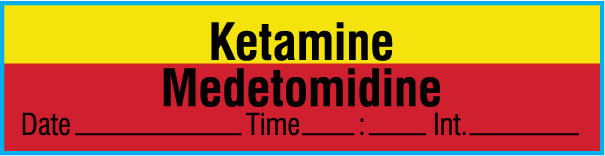 SAV-997-DTI-PK Anesthesia Drug Labels for Syringe Identification - Pack Form