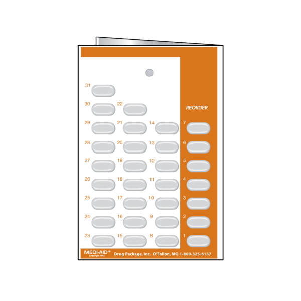 MA-2176B | Single Dose Medication Blister Card