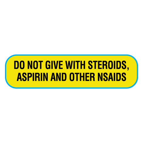 A-501D Pharmacy Auxiliary Labels for Prescription Containers - English
