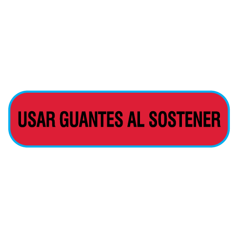 A-502-ES-D Pharmacy Auxiliary Labels for Prescription Containers - Spanish