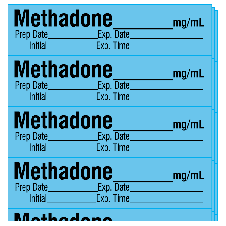 SA-64-EXP-PK Anesthesia Drug Labels for Syringe Identification - Pack Form