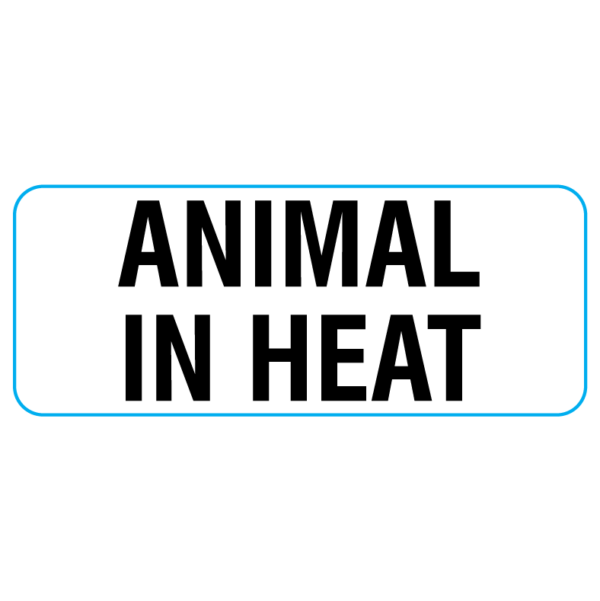 SAC-4-PRE Animal Care Labels for Veterinary Medicine