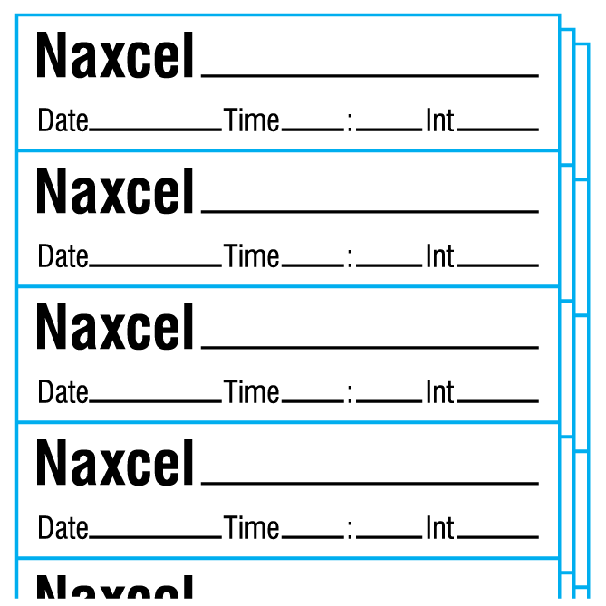 SAV-969-DTI-PK Anesthesia Drug Labels for Syringe Identification - Pack Form