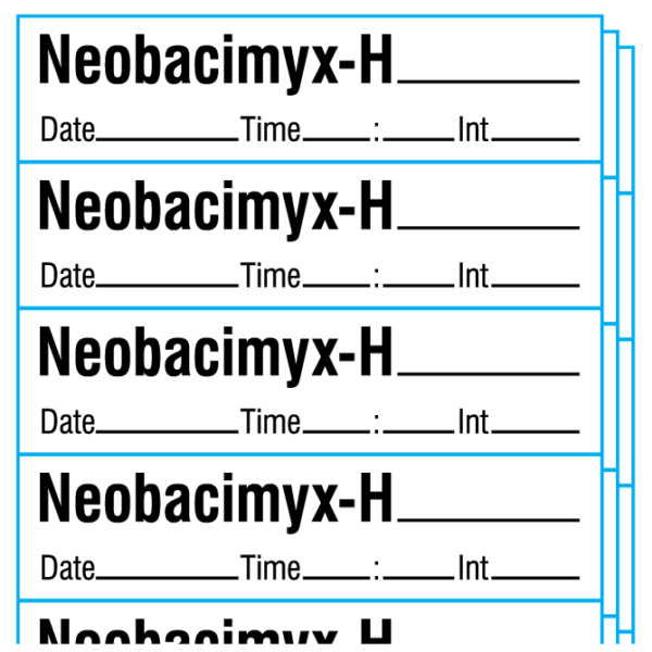 SAV-970-DTI-PK Anesthesia Drug Labels for Syringe Identification - Pack Form
