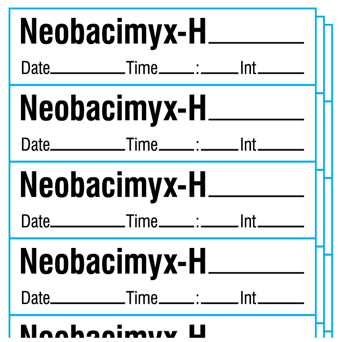 SAV-970-DTI-PK Anesthesia Drug Labels for Syringe Identification - Pack Form