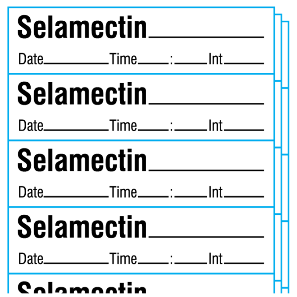 SAV-973-DTI-PK Anesthesia Drug Labels for Syringe Identification - Pack Form