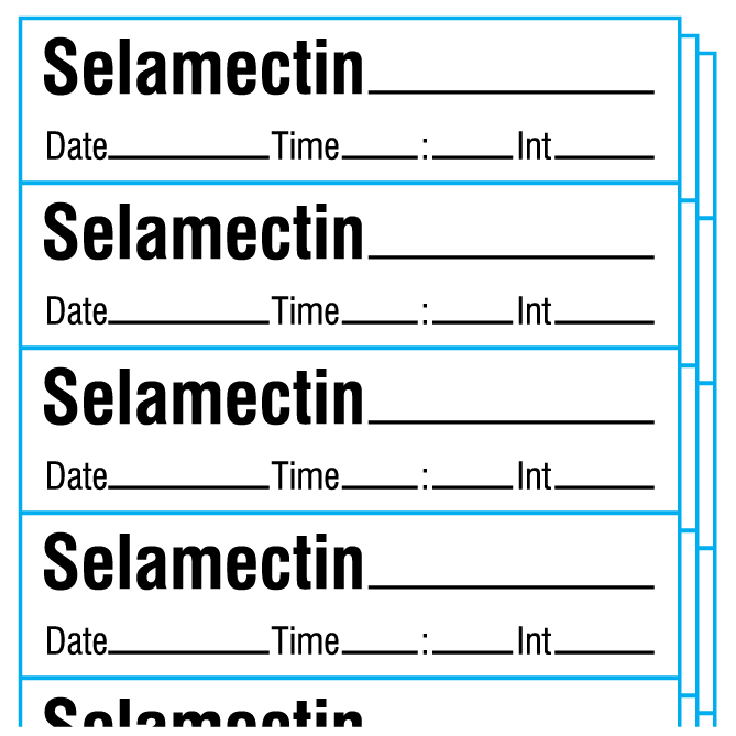 SAV-973-DTI-PK Anesthesia Drug Labels for Syringe Identification - Pack Form
