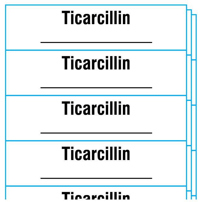 SAV-976-PK Anesthesia Drug Labels for Syringe Identification - Pack Form