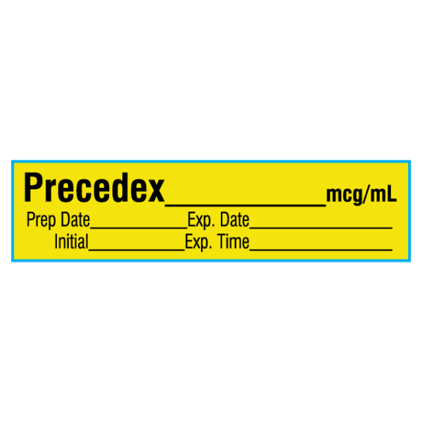 SA-2011-EXP-PK | Anesthesia Drug Labels for Syringe Identification - Pack Form