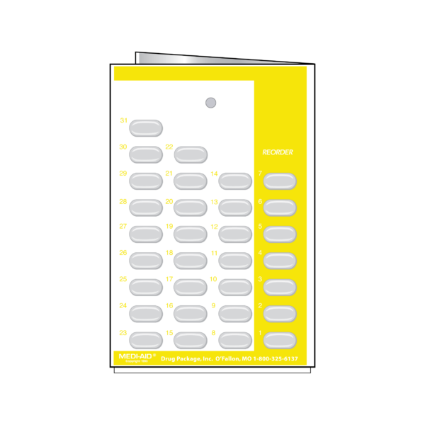 MA-5077 Single Dose Medication Blister Card