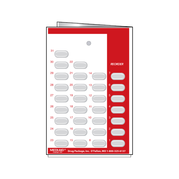 MA-5080 Single Dose Medication Blister Card