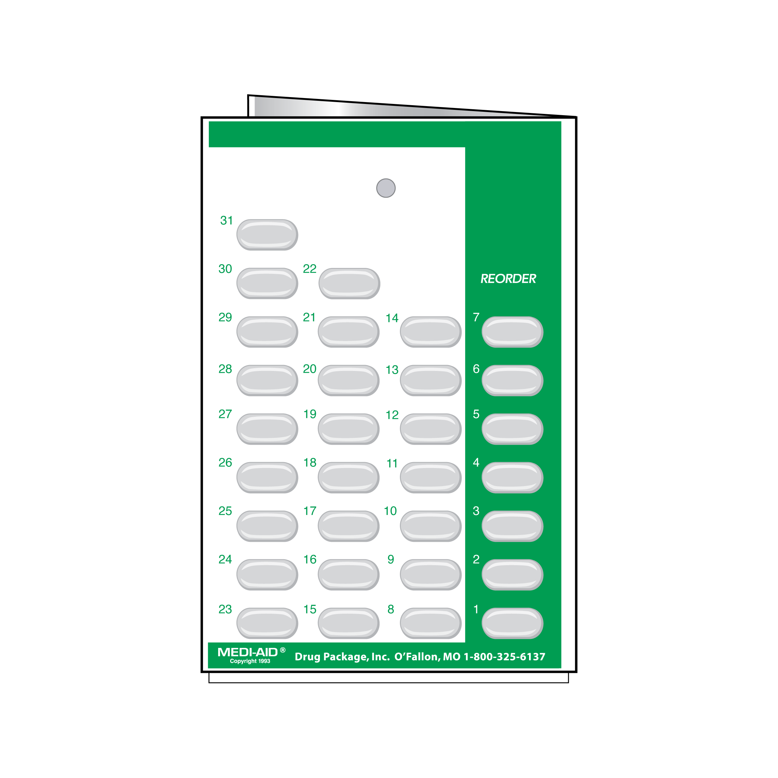 MA-5178-100 Single Dose Medication Blister Card