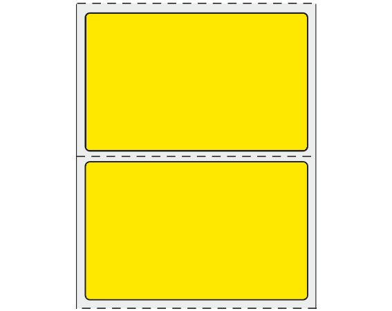 THERM-760R-75-2 | Thermal Printer Labels for Bedside Printing