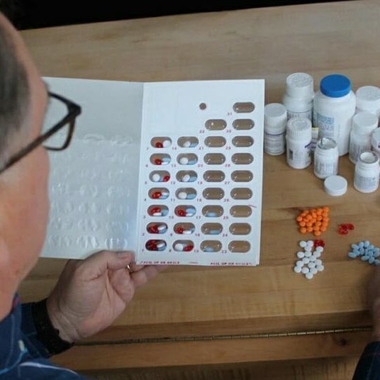 at home blister pack medication management
