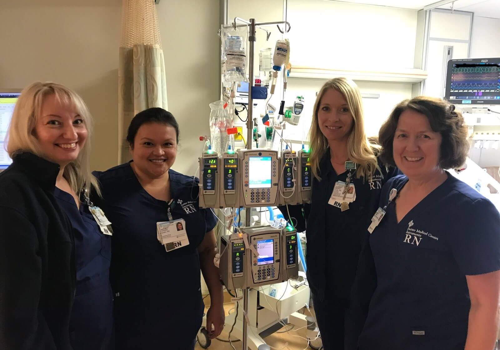 Sutter Team with IVs